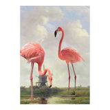 Fishing With Flamingos (Print Only) thumbnail