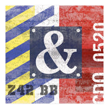 Blue Ampersand Industrial Abstract (Print Only) thumbnail