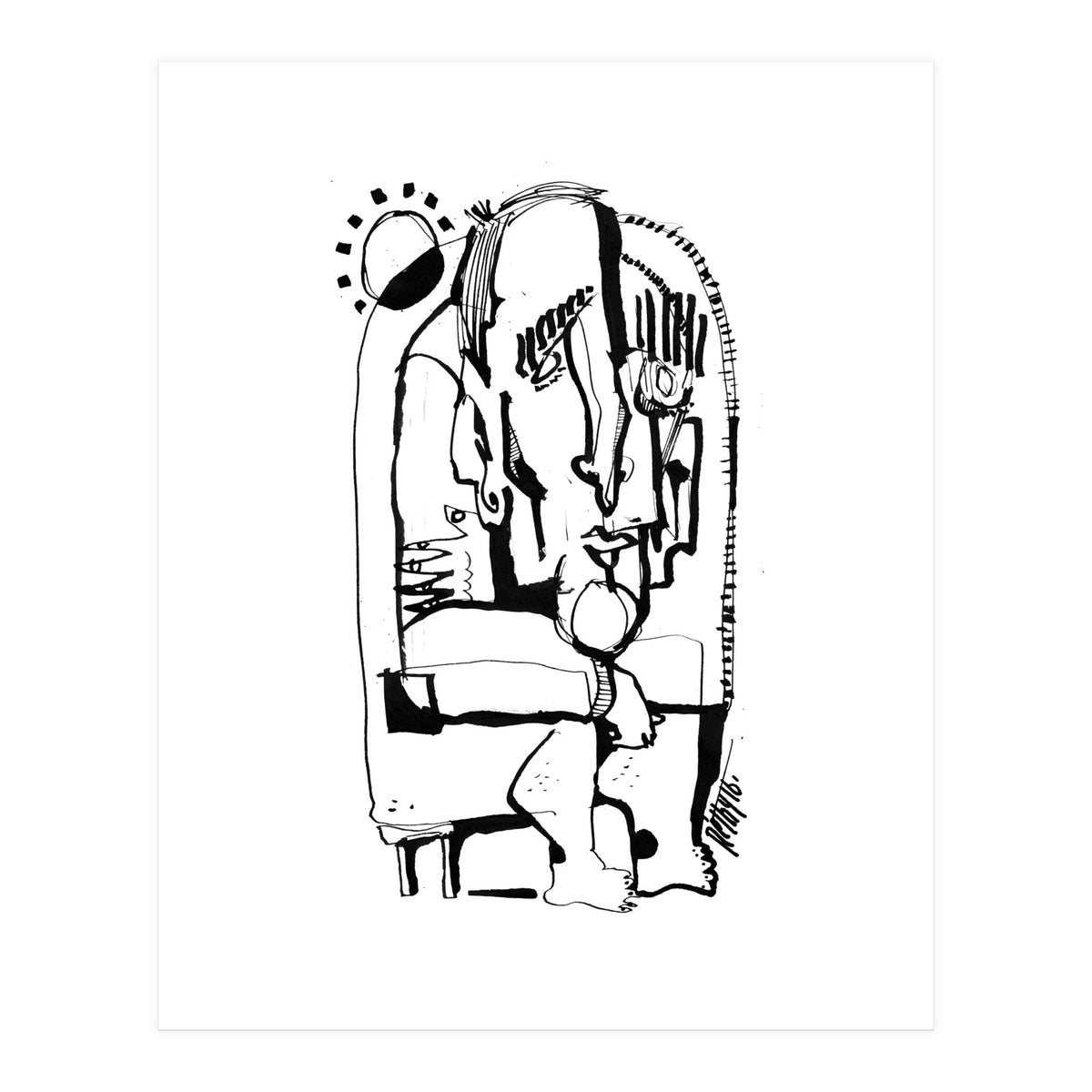 Freezing in Sunlight - b&w (Print Only)