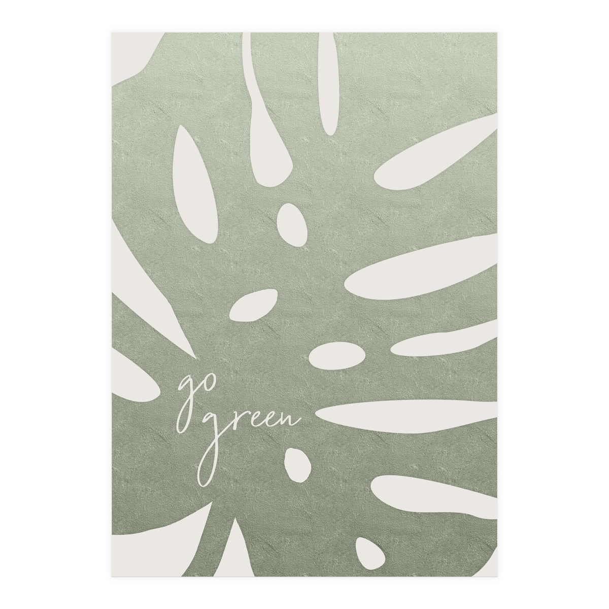 Go green (Print Only)