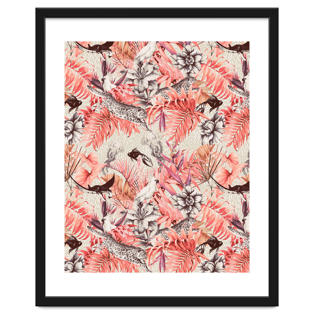 Tropical paradise pink