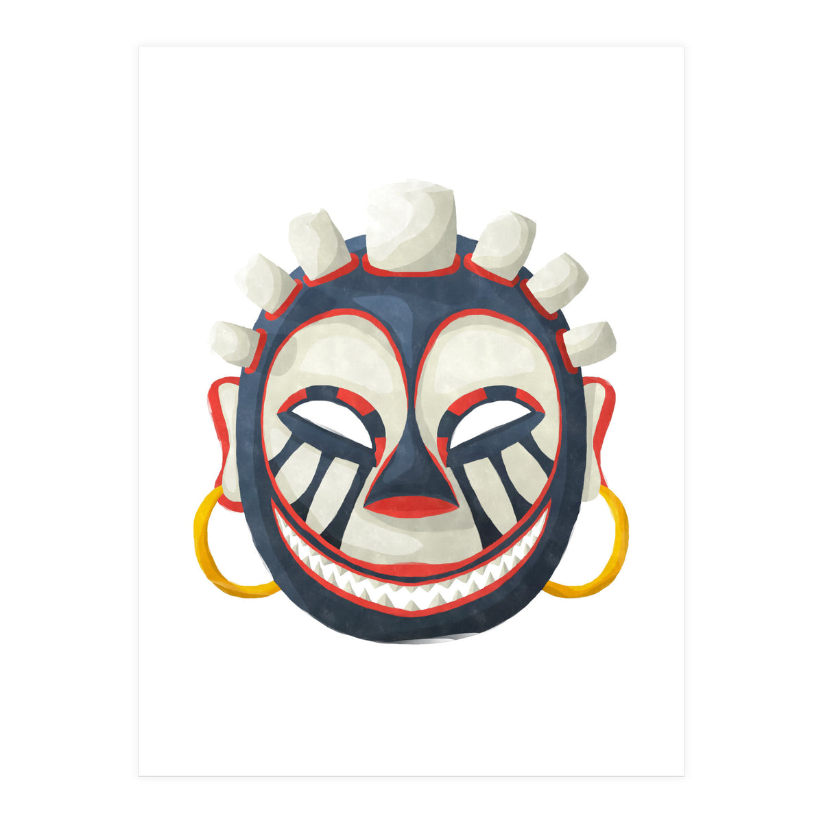 Tribal Mask 4 (Print Only)