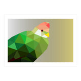Red Crested Turaco Low Poly Art (Print Only) thumbnail