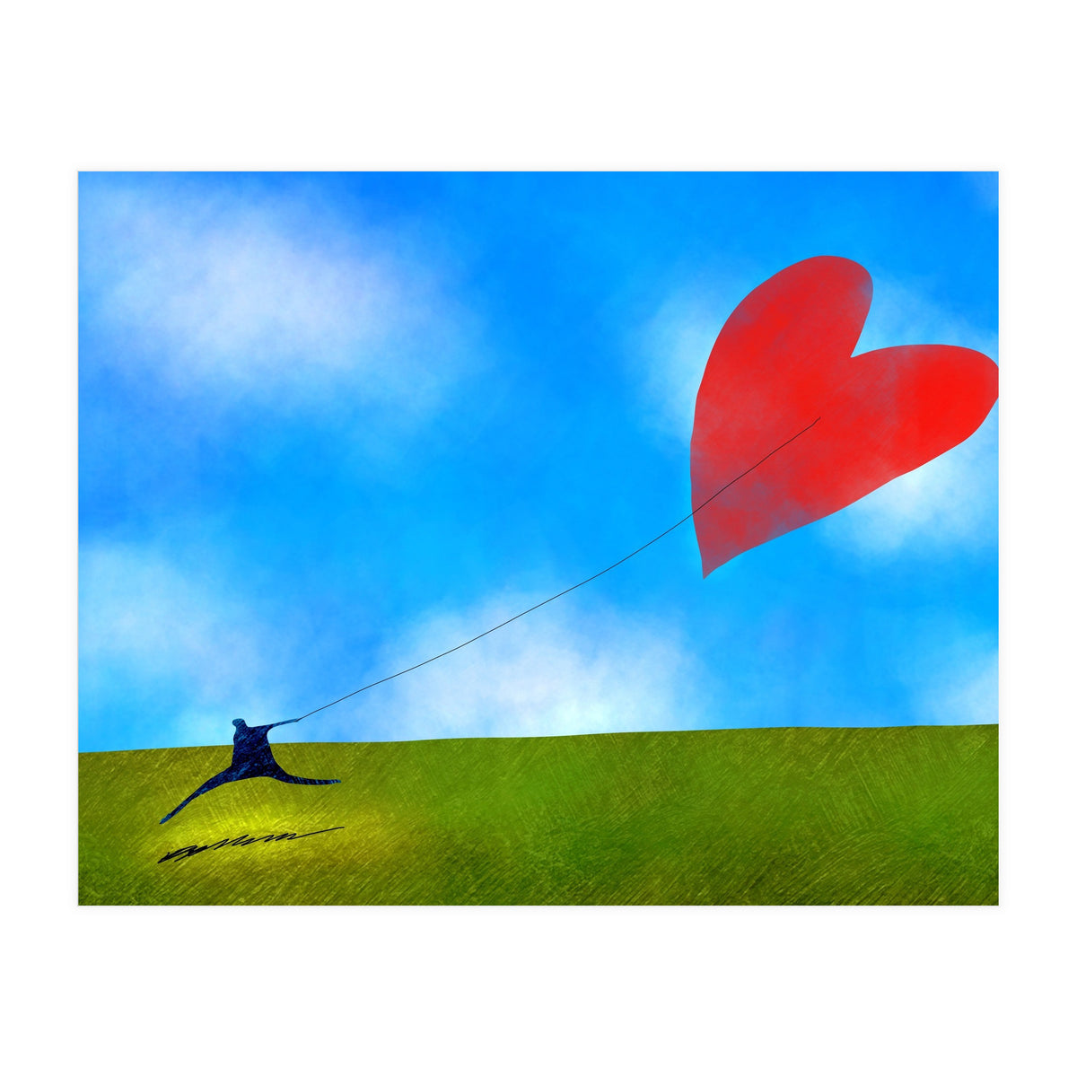 Heart Kite (Print Only)