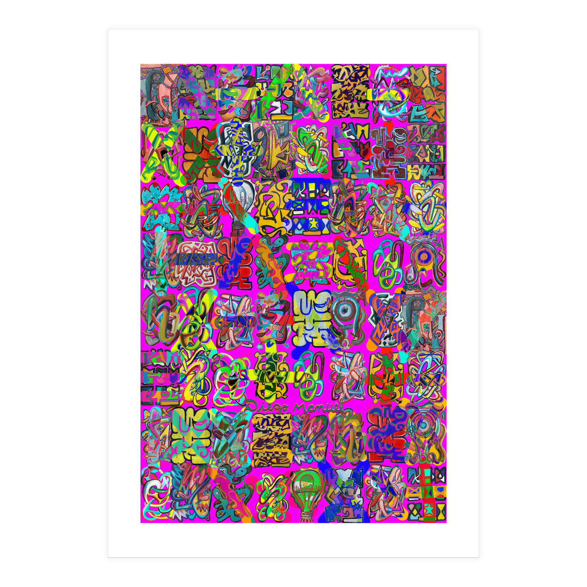 Graffitis 2021 Tapiz 102 (Print Only)