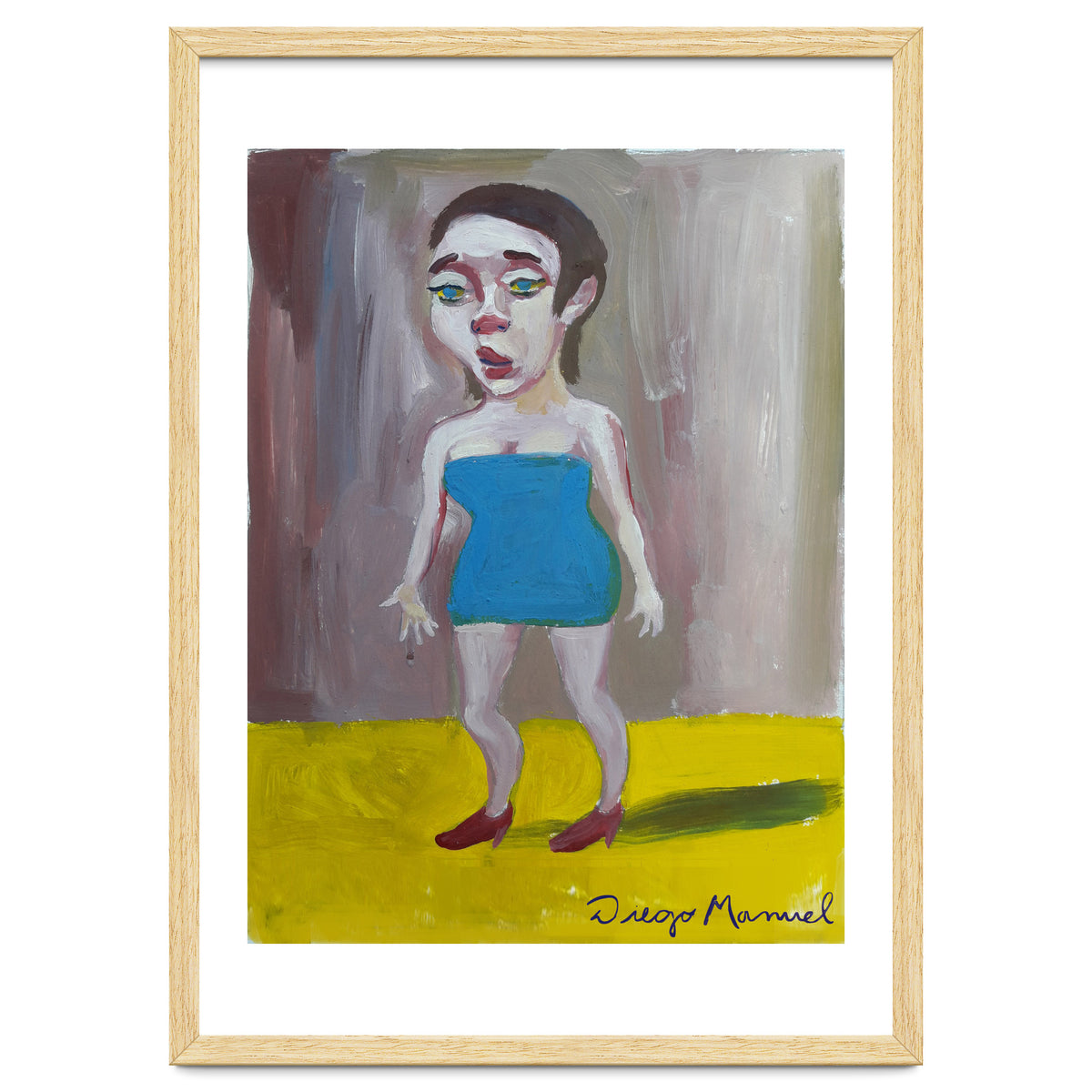 Light Blue Dress Girl