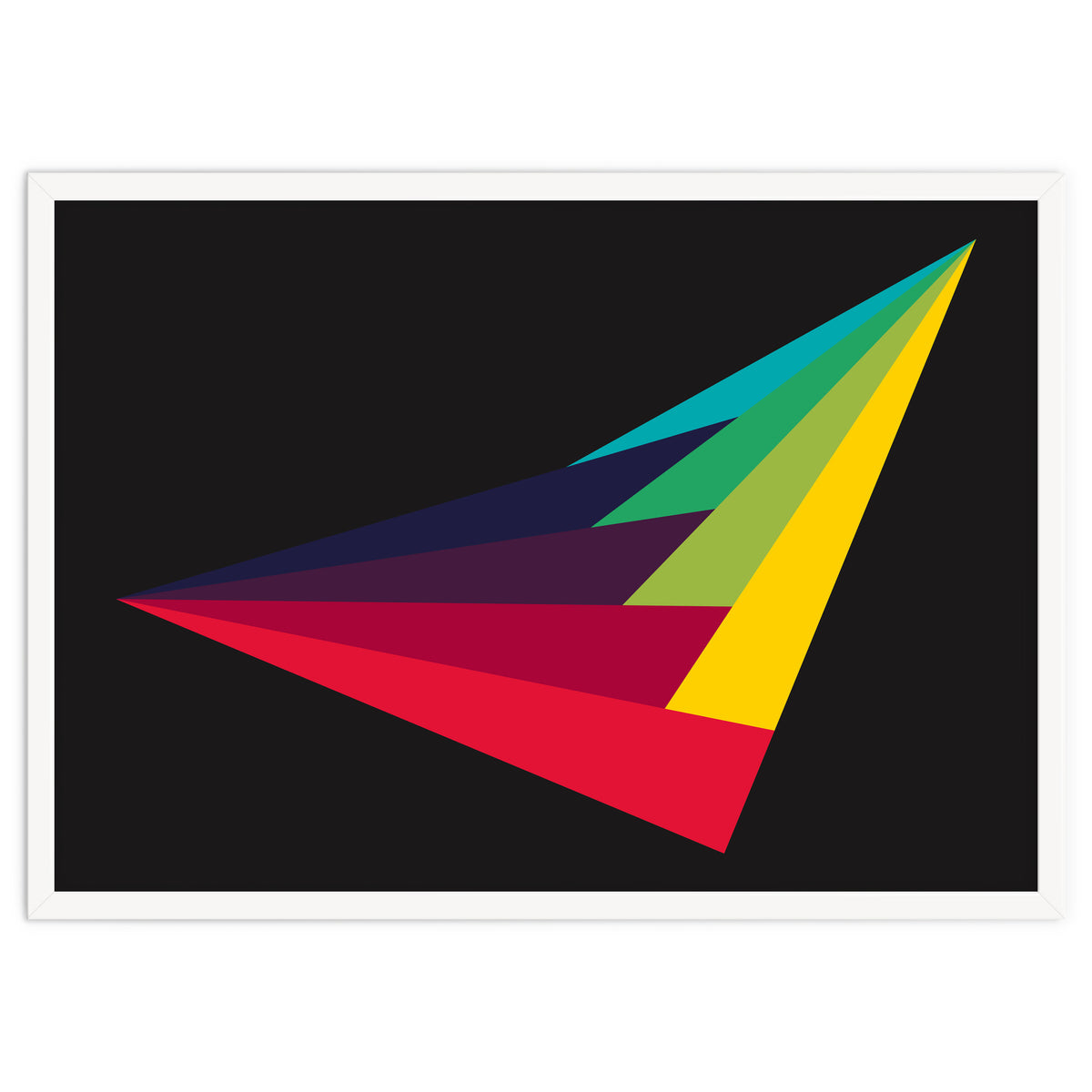 Geometric Shapes No. 40 - rainbow