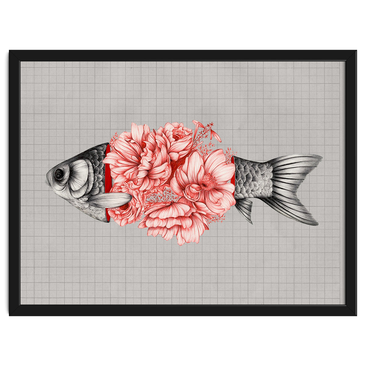 Vintage Tropical Aquarium Fish