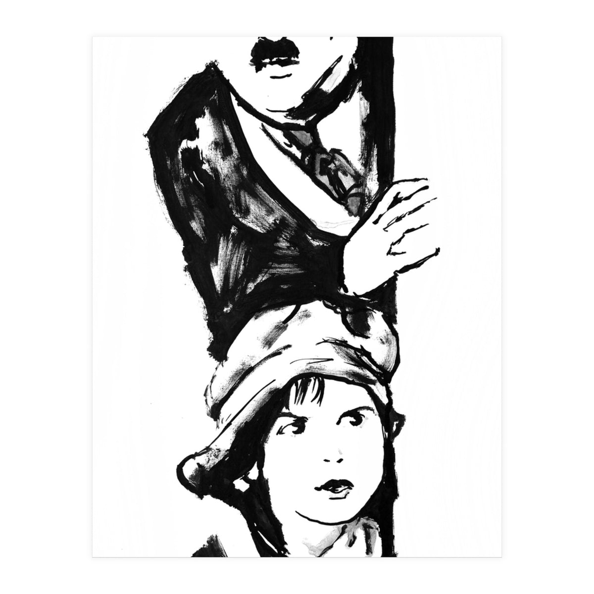 Charlie and the kid (Print Only)