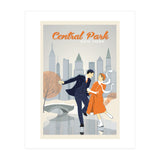Skating in Central Park  (Print Only) thumbnail