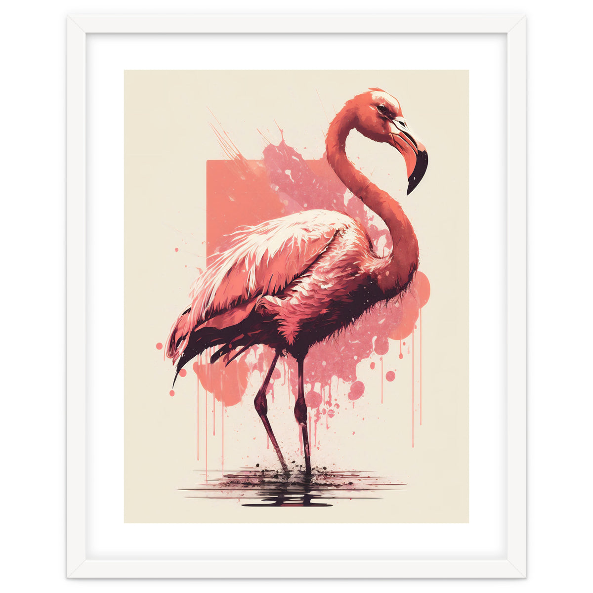 Flamingo Painting