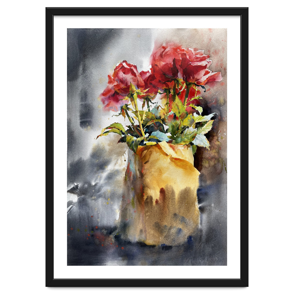 Bouquet of red roses