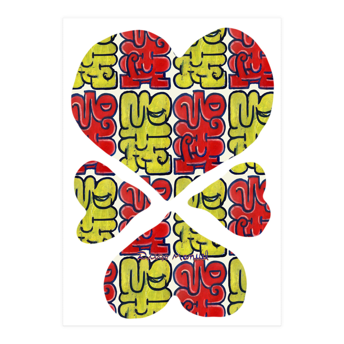 4 Corazones 5  (Print Only)