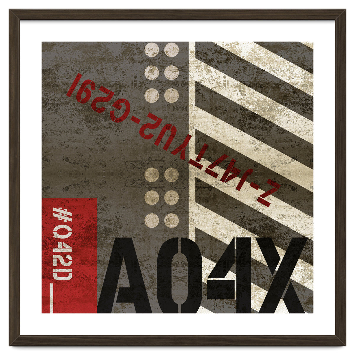 Abstract Industrial Grey Stripes