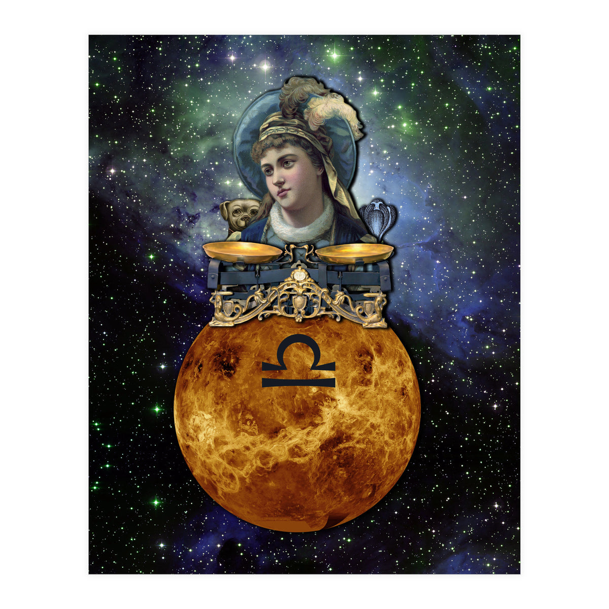 Libra Zodiac Sign (Print Only)