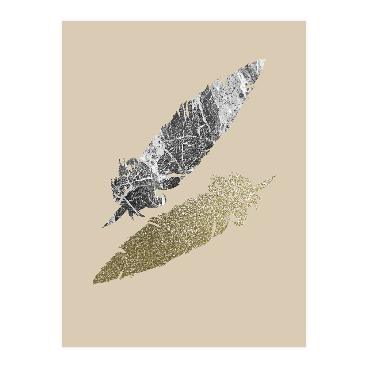 piuma oro (Print Only)