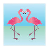 Two Pink flamingo's (Print Only) thumbnail