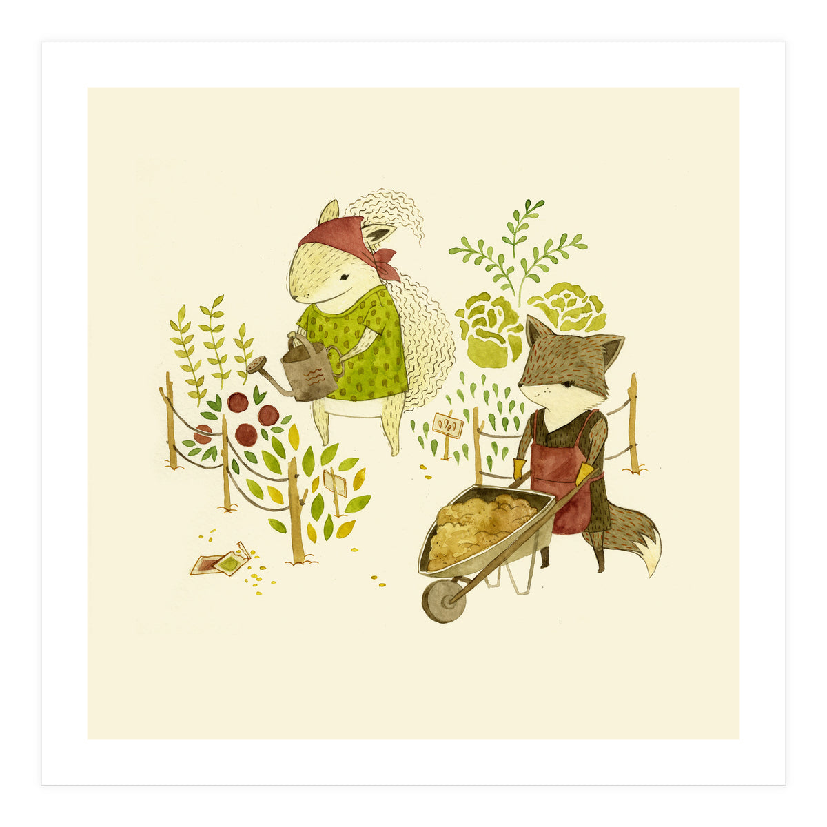 Growing A Garden (Print Only)