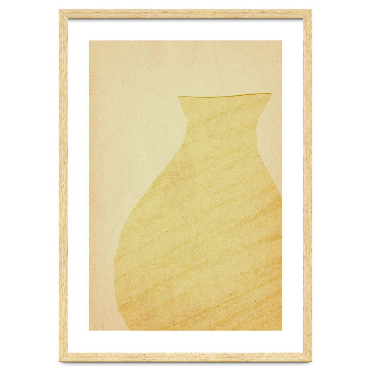 Minimalist pastel vase