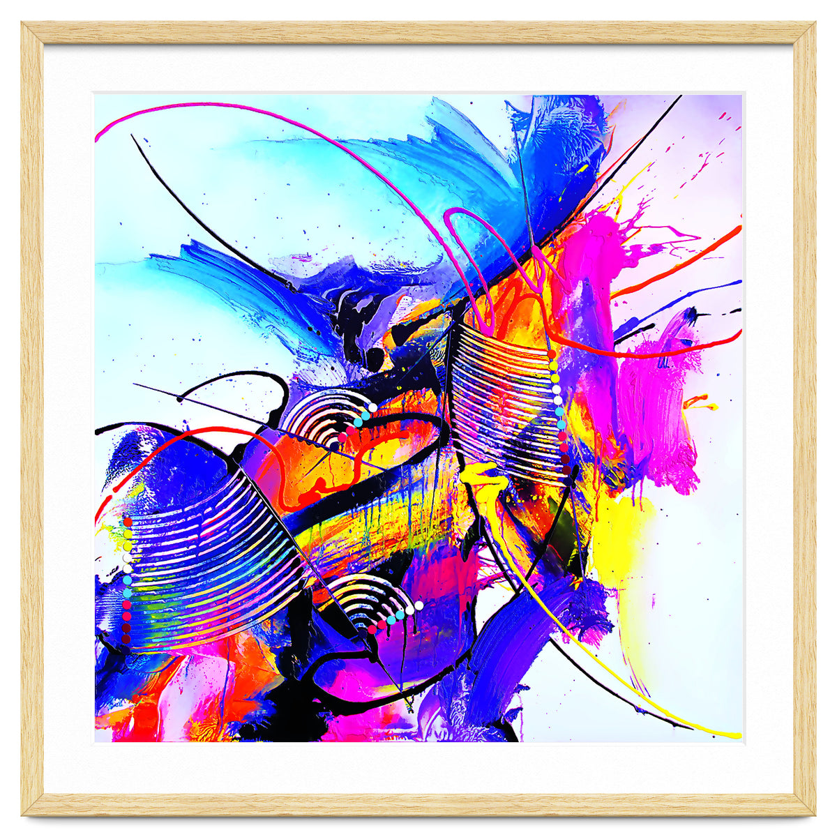 Abstract Art Britto - Qb293