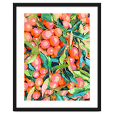 Fruit Garden, Tropical Forest Botanical Painting, Plants Vintage Nature thumbnail