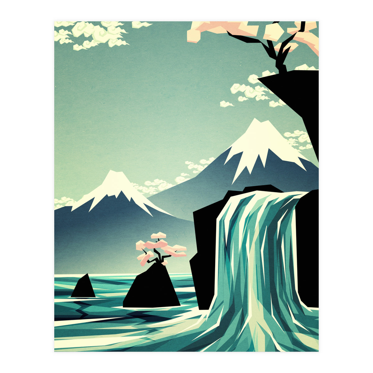 Waterfall Blossom Dream (Print Only)