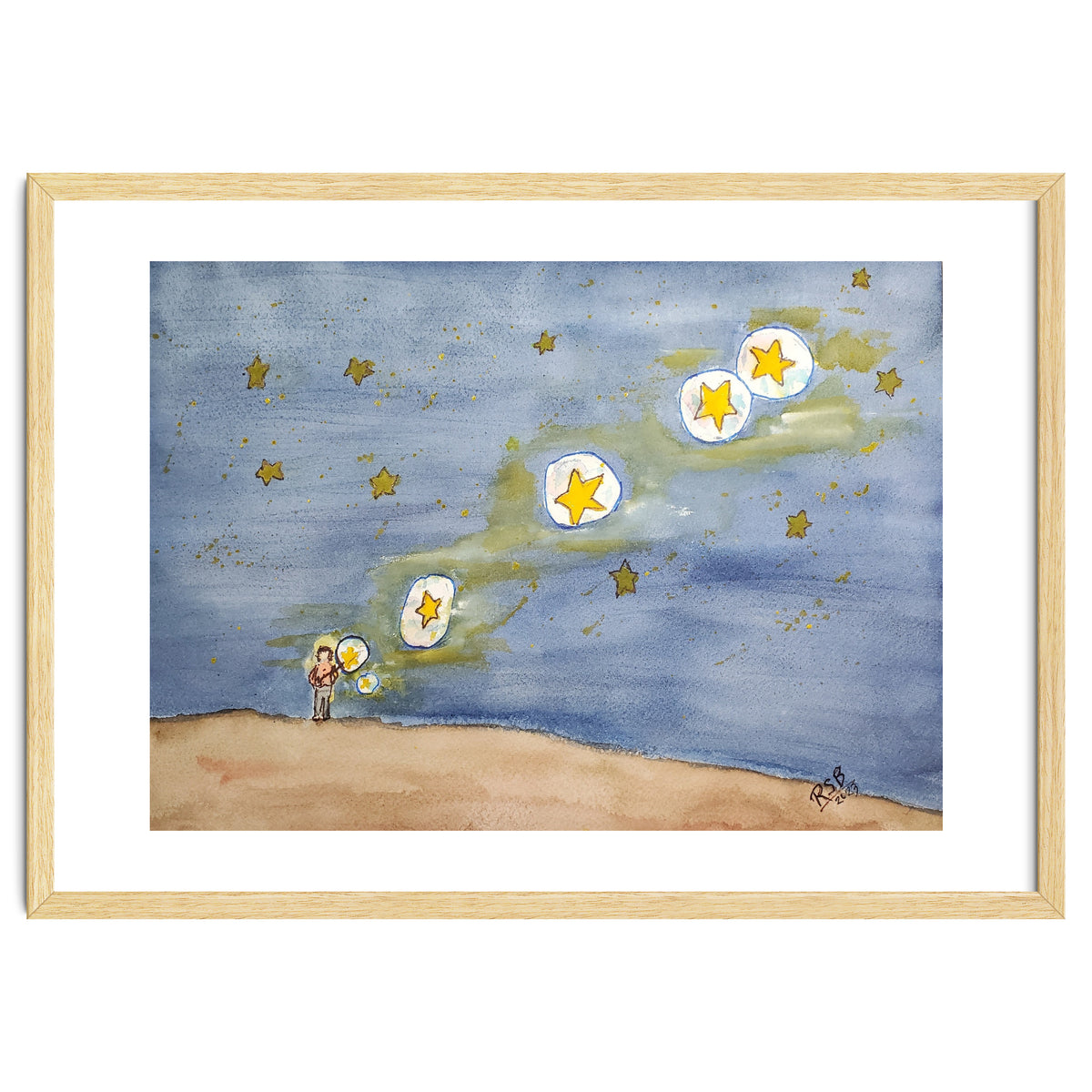 He Dipped the Bubble Wand, Waved his Arm, and Filled the Sky With Stars