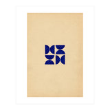 Ultramarine abstract shapes (Print Only) thumbnail