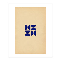 Ultramarine abstract shapes (Print Only)