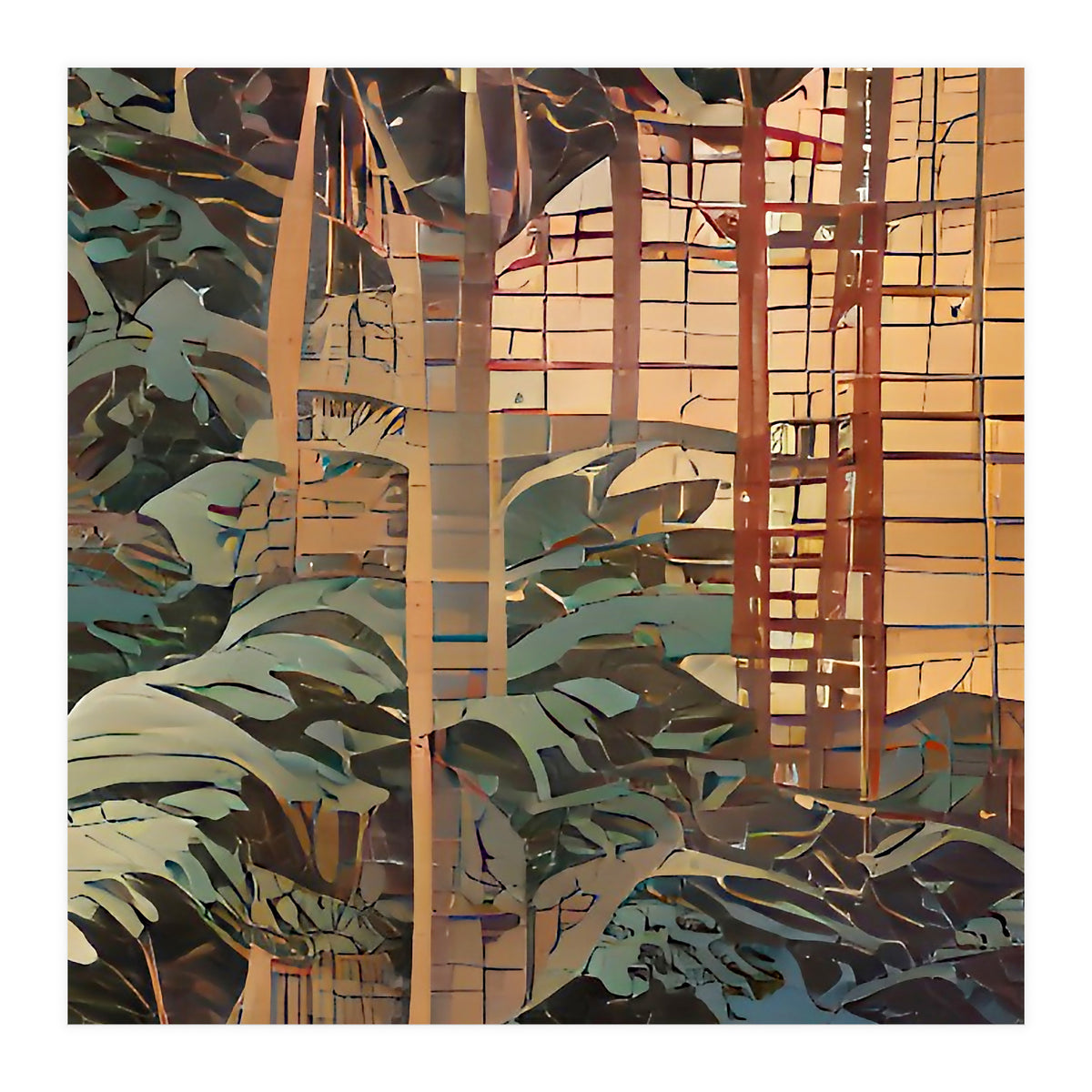 TROPICAL FOREST no4-A - UKIYO-e (Print Only)