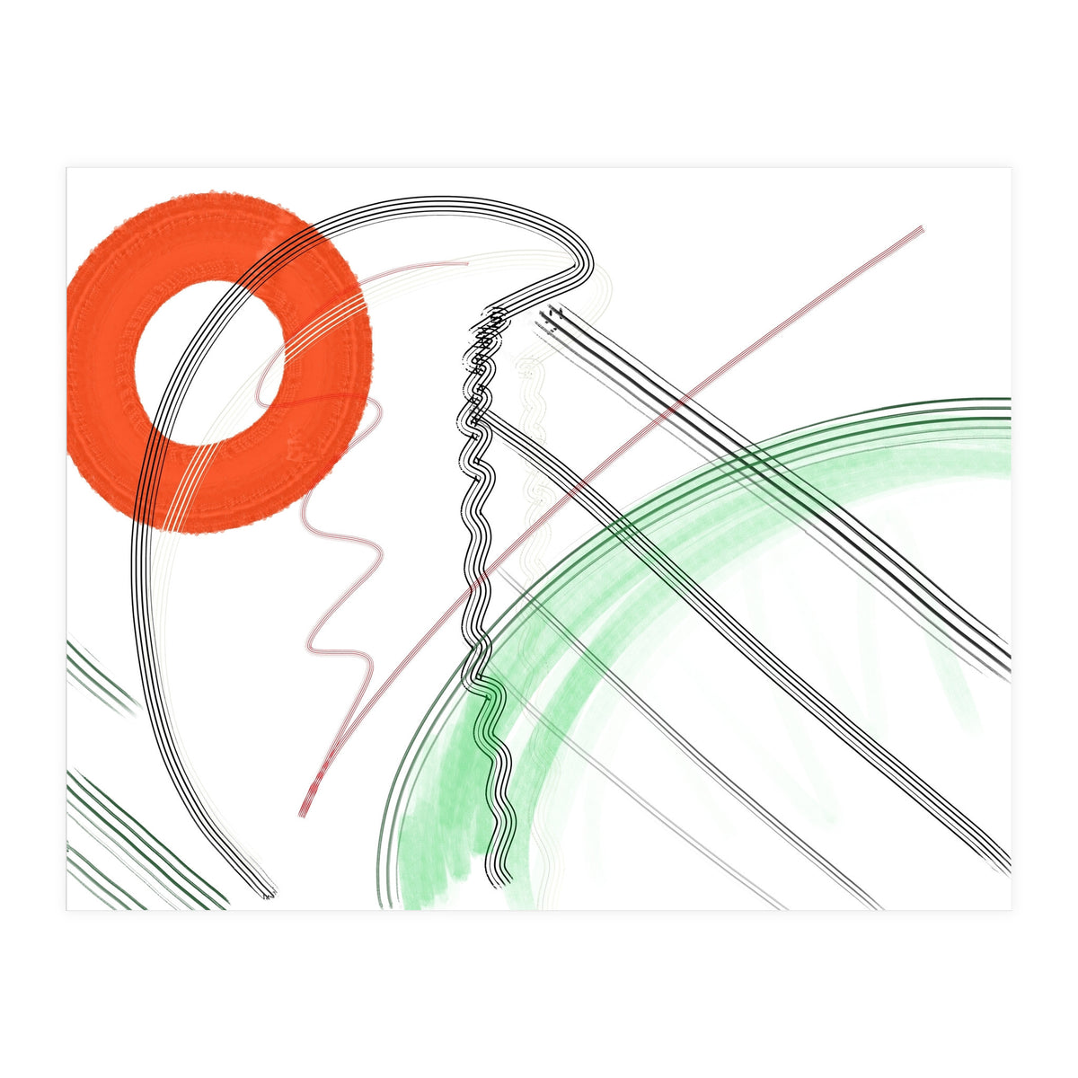 Traços E Leveza (Print Only)