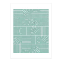 My Favorite Geometric Patterns No.25 - Light Blue (Print Only)