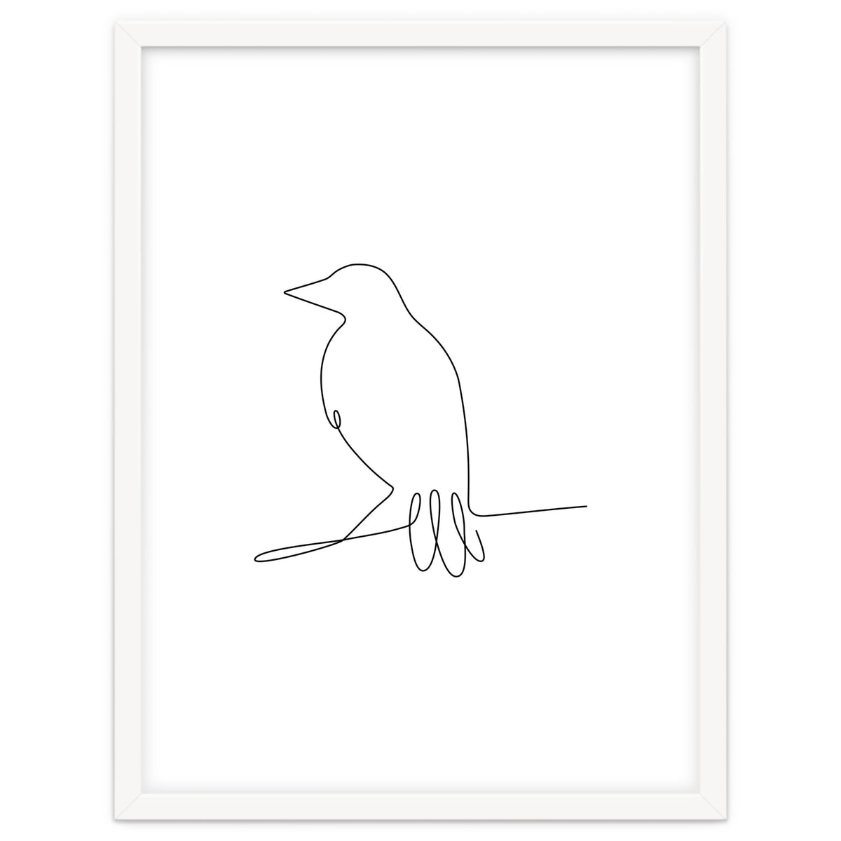 One Line Art Bird II