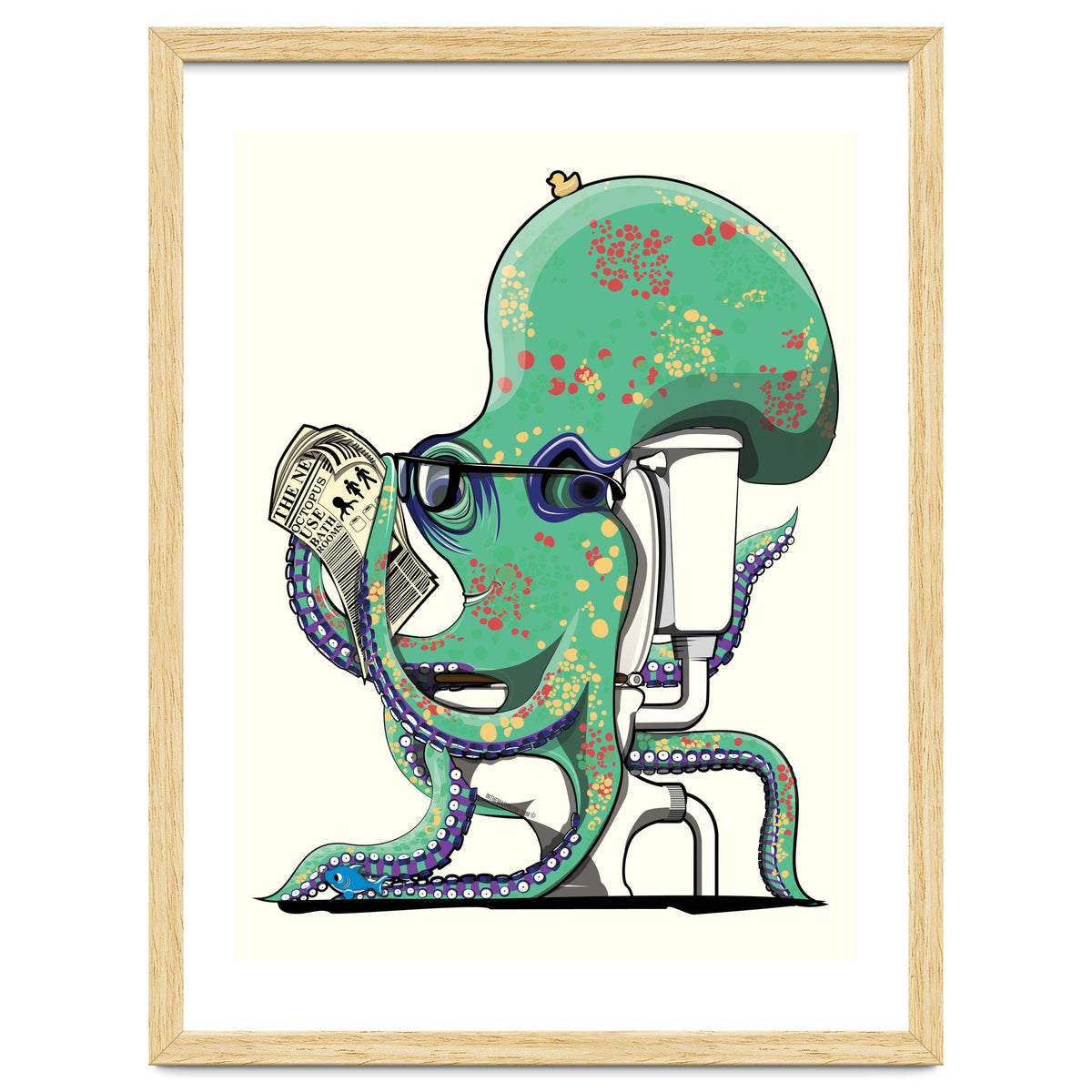 Octopus on the Toilet