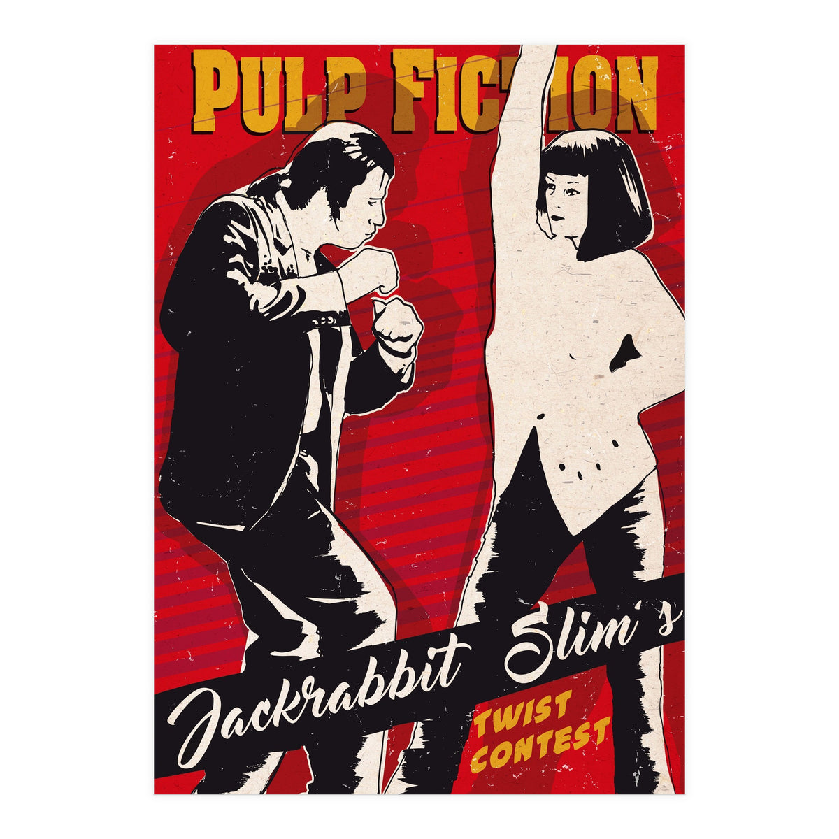 Twist dance Pulp Fiction movie poster (Print Only)