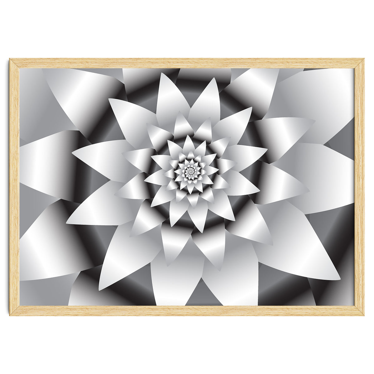 Abstract Modern Flower Design Art