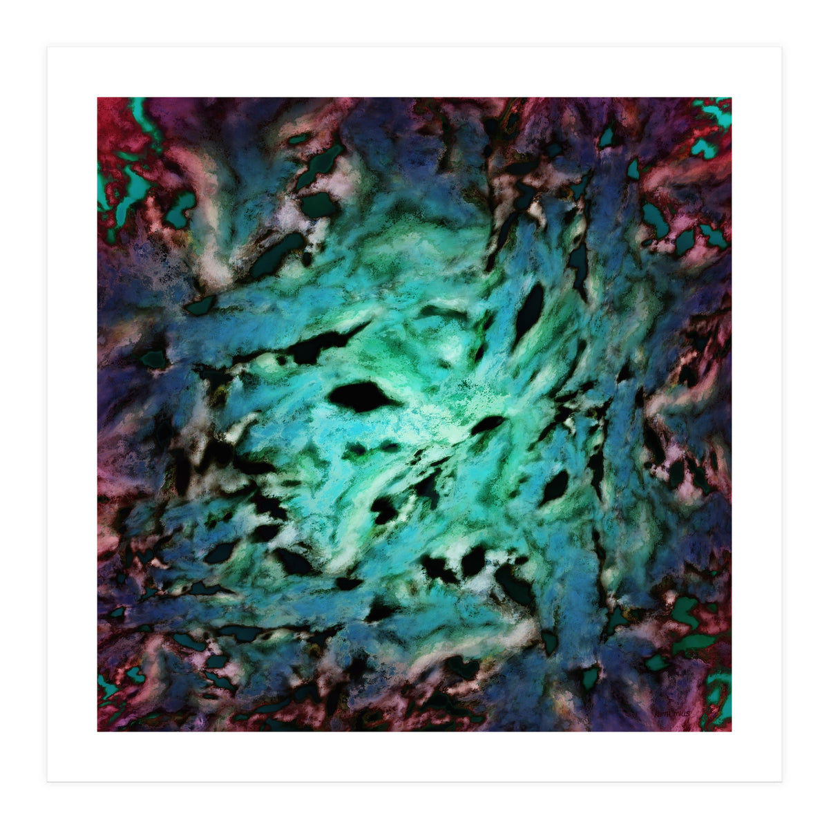 Smash Smash Turquoise (Print Only)