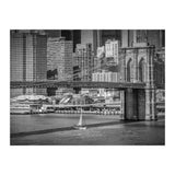 NEW YORK CITY Brooklyn Bridge & Manhattan Skyline (Print Only) thumbnail