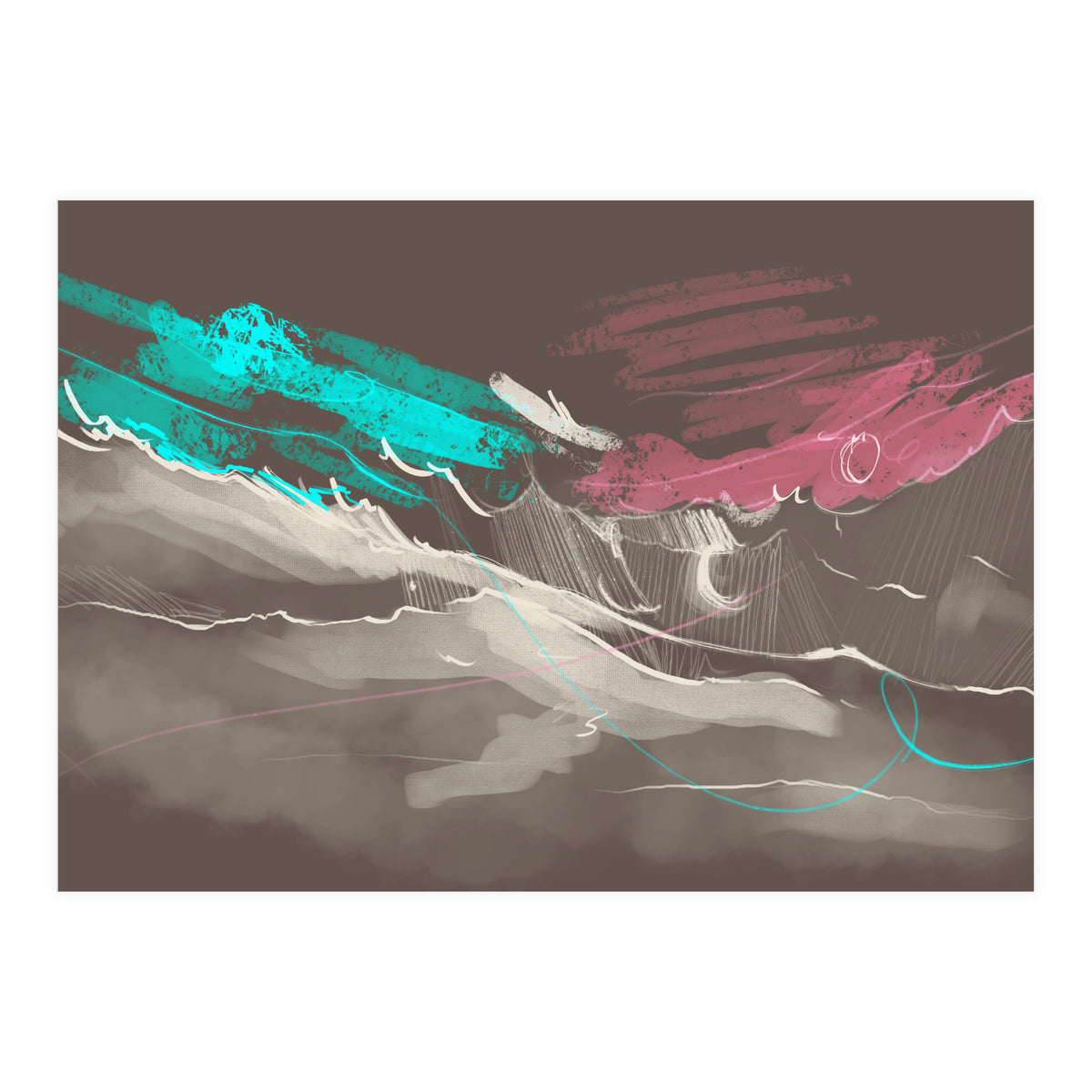 Teal in the sky (Print Only)