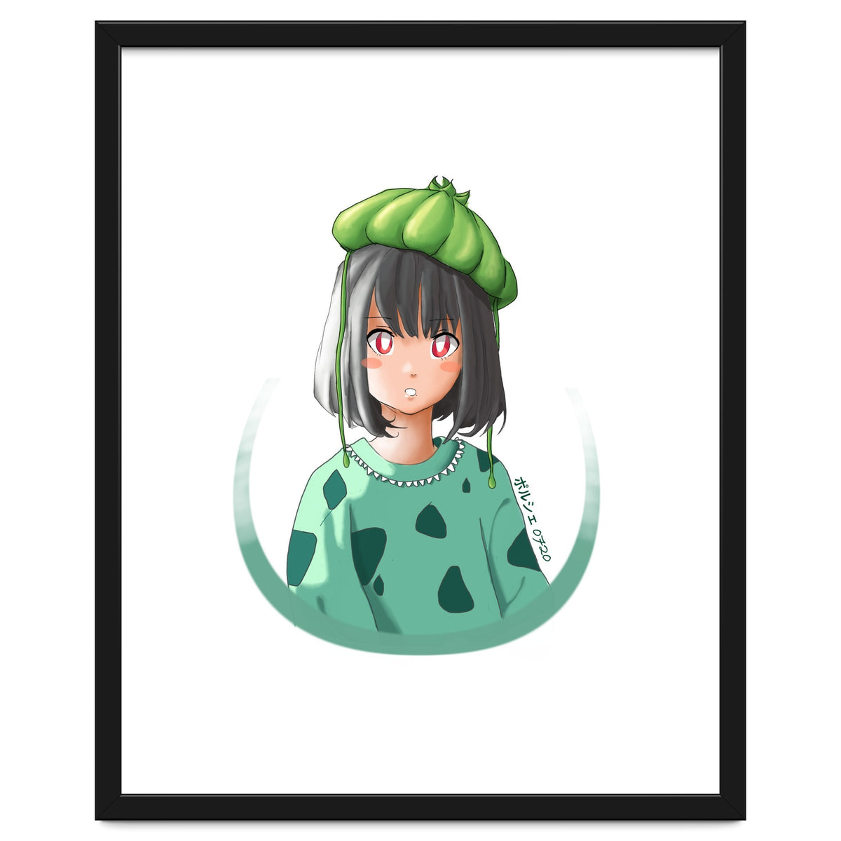 Porkitou: Human Bulbasaur