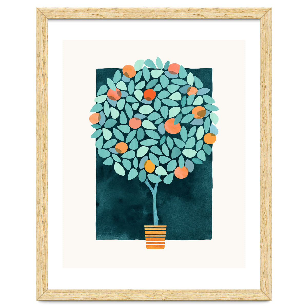 Orange Tree At Midnight