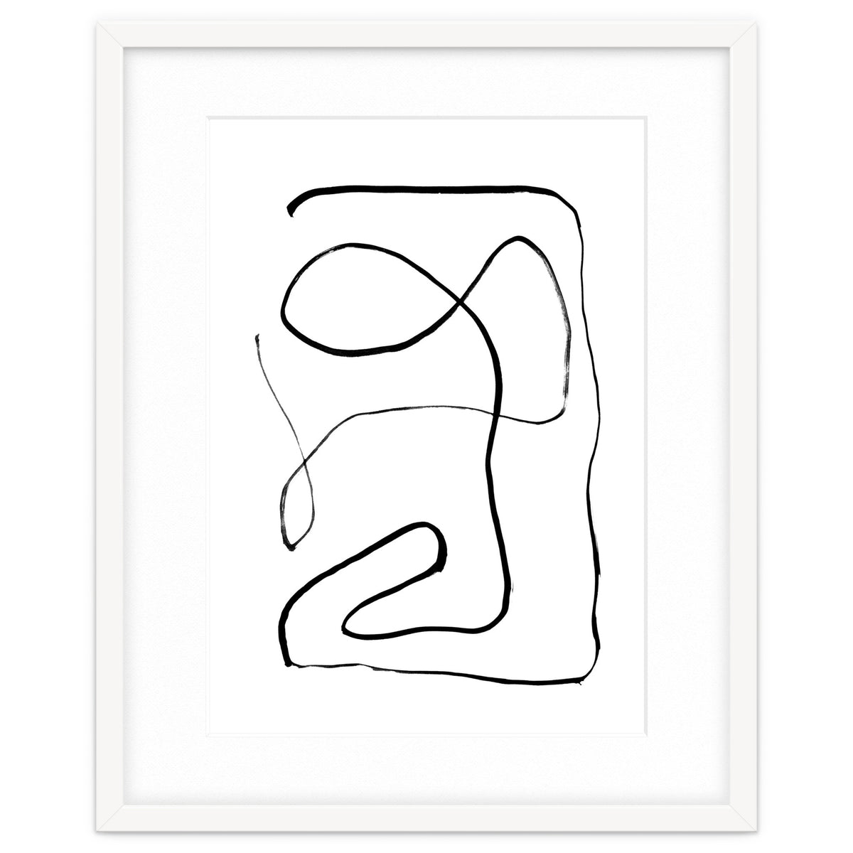 Mid-Century Line Art Print #2