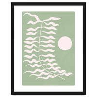 Sage Green Abstract Floral
