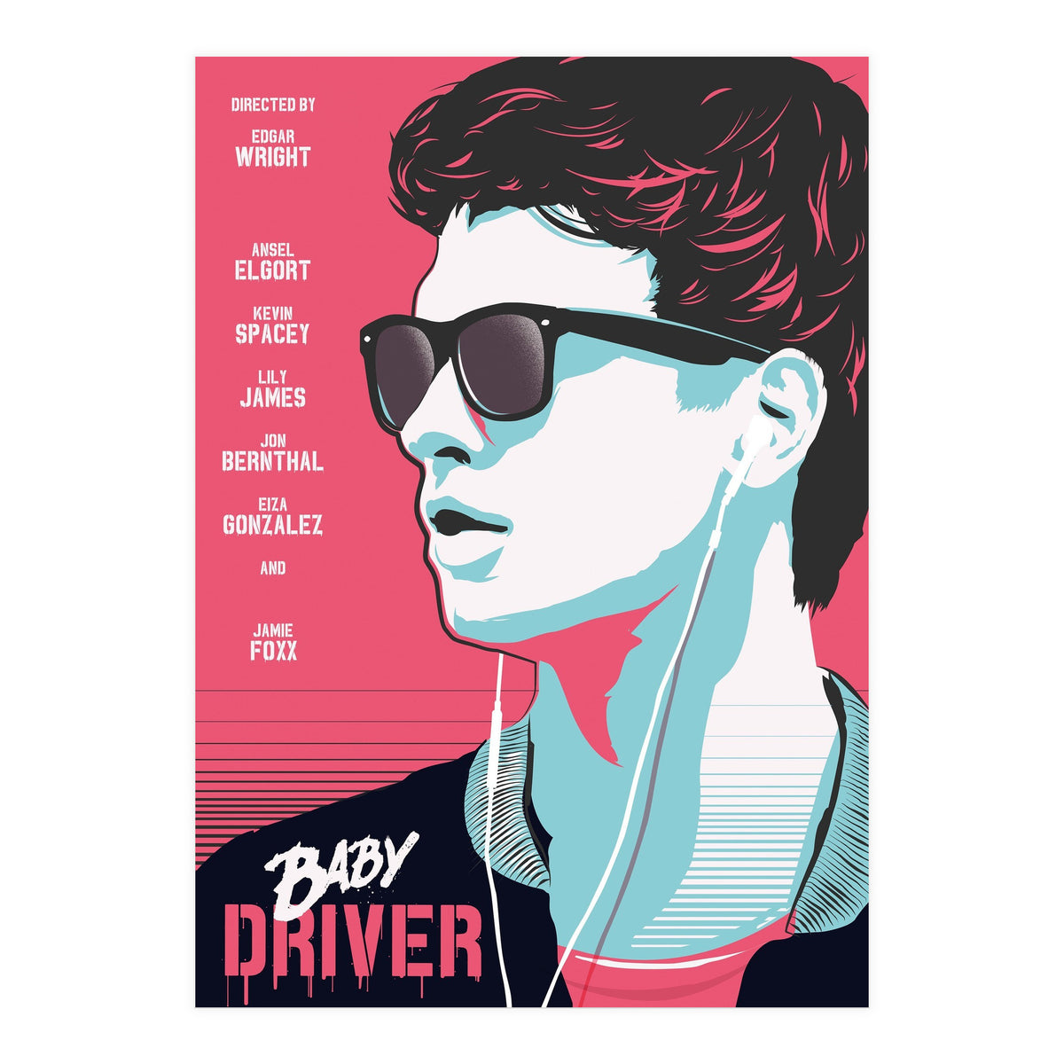 Baby Driver movie poster (Print Only)