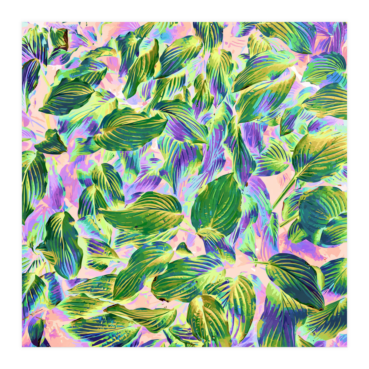 Happy Leaves (Print Only)