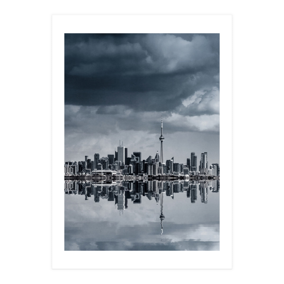 Toronto Skyline From Colonel Samuel Smith Park Reflection No 1 (Print Only)