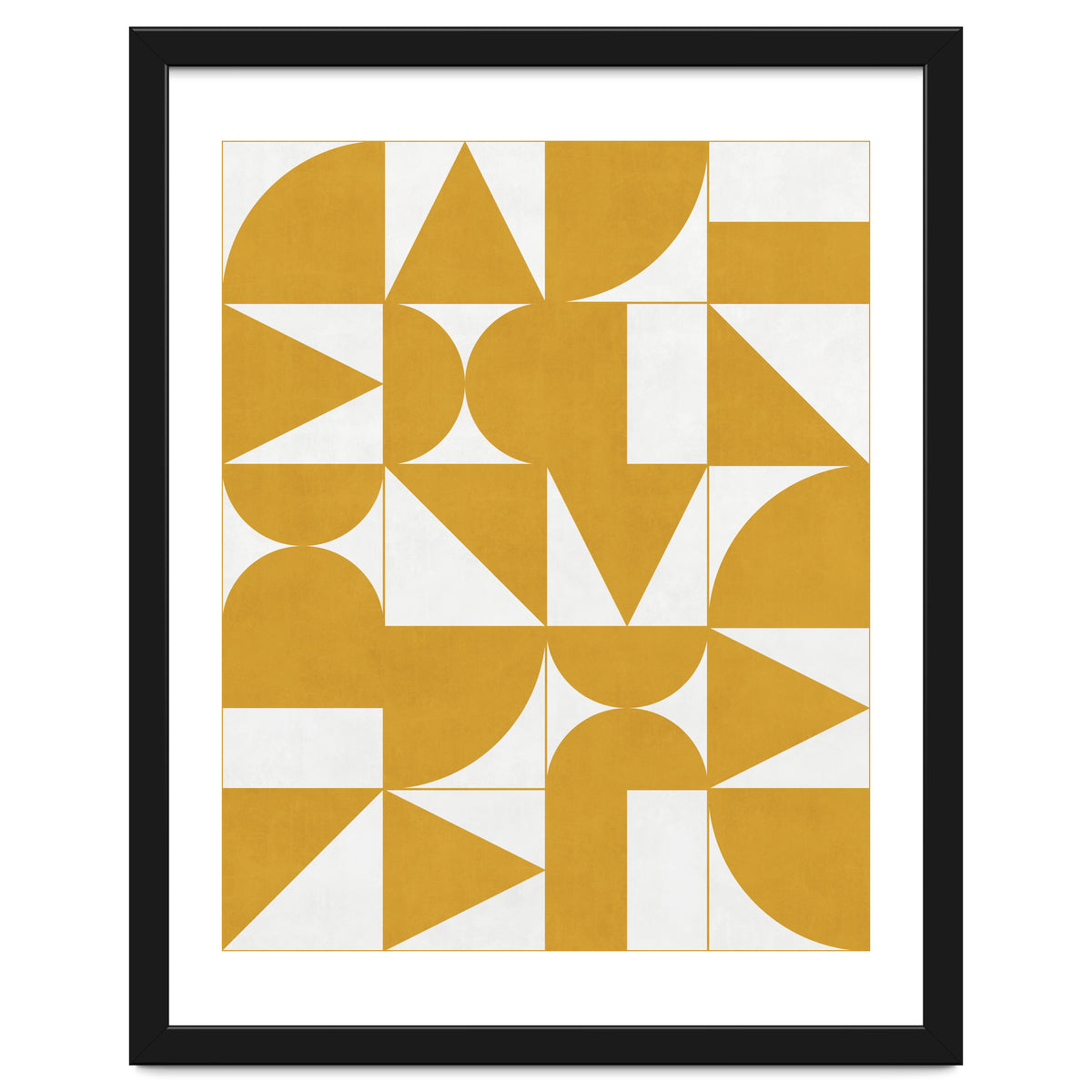 My Favorite Geometric Patterns No.13 - Mustard Yellow