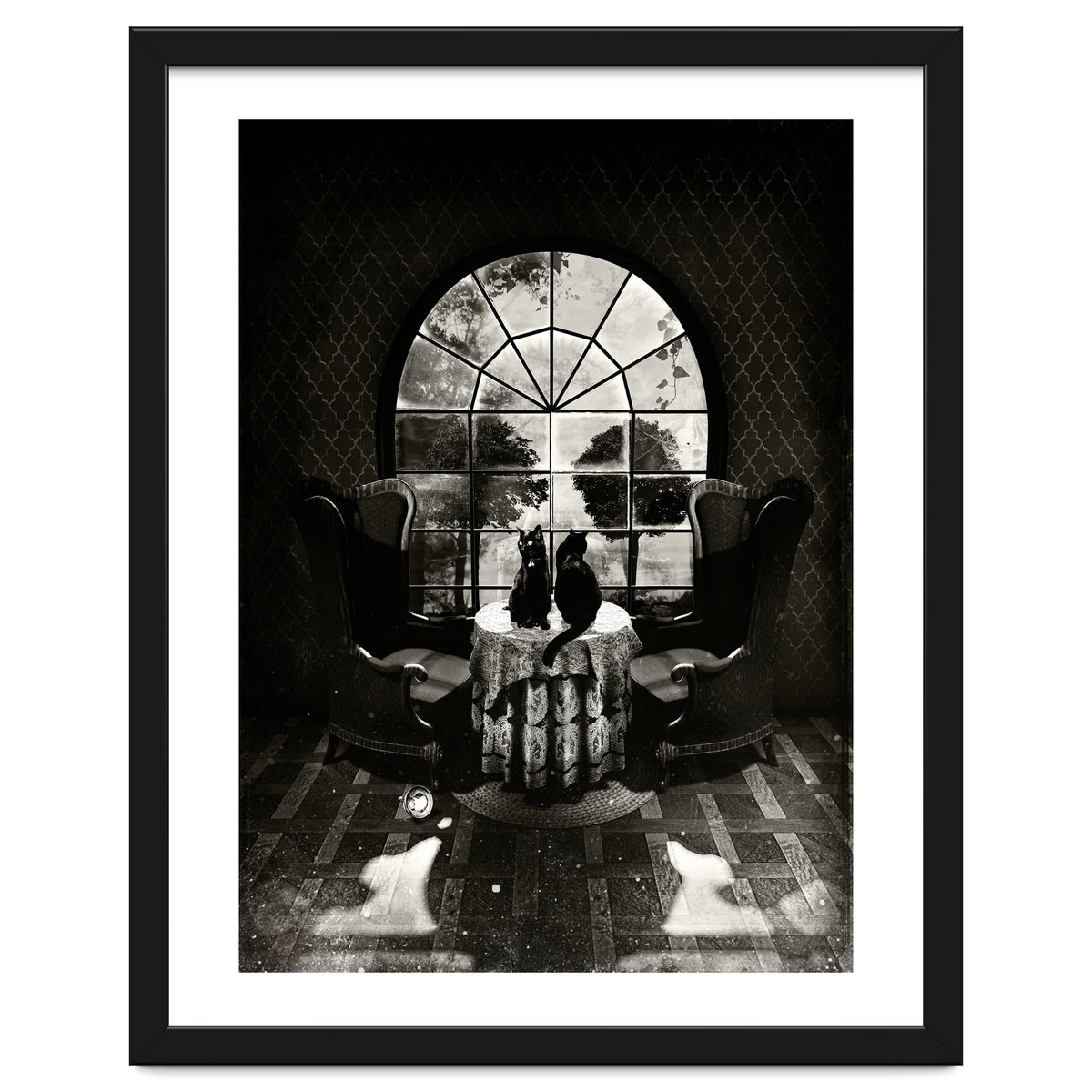 Room Skull Bw