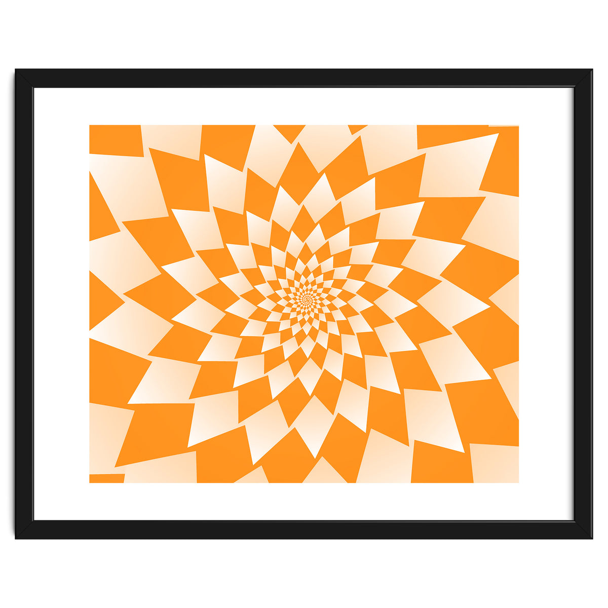 Abstract Orange Geometric