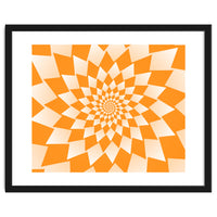 Abstract Orange Geometric